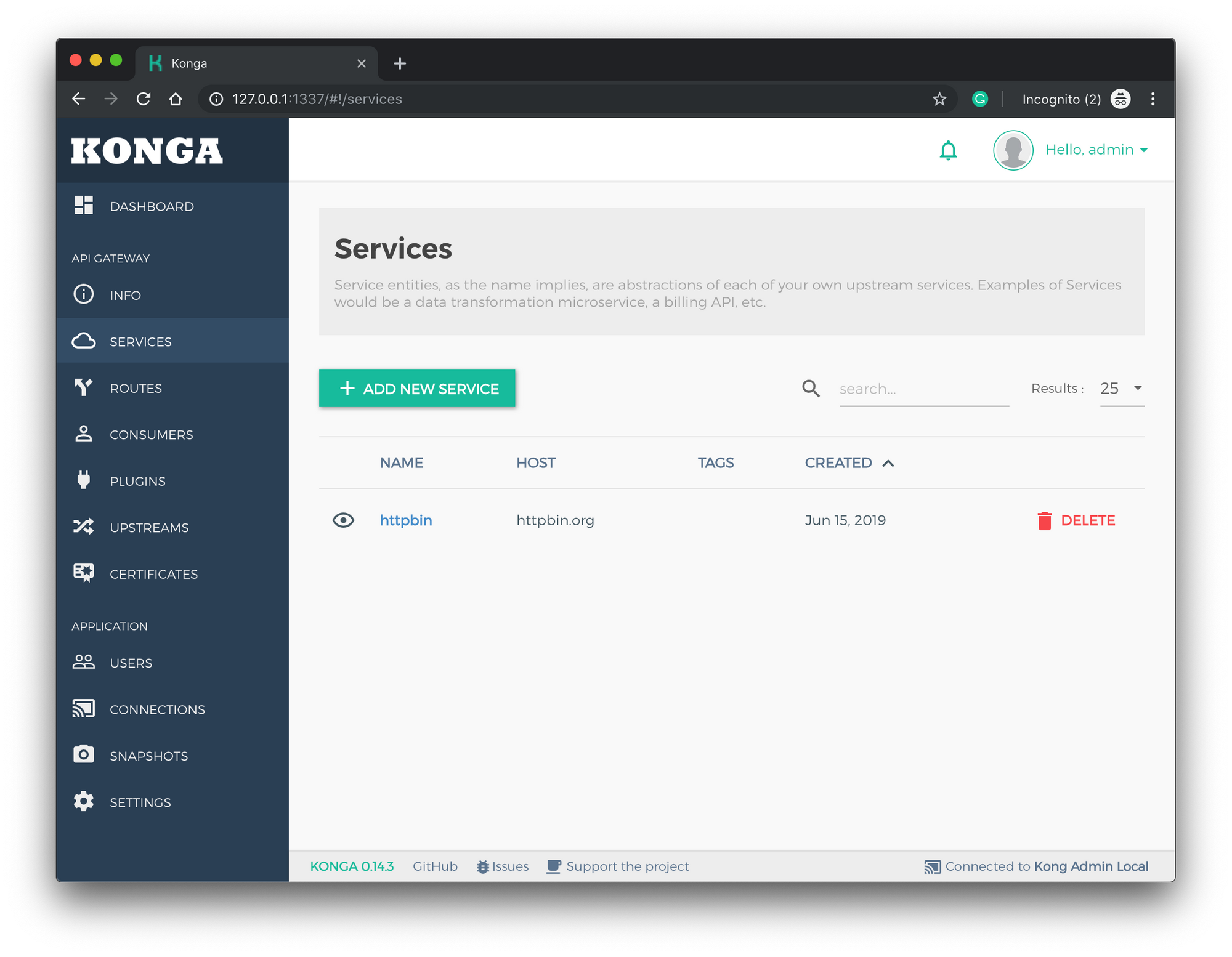 Kong API Gateway ฉบับรวบรัด